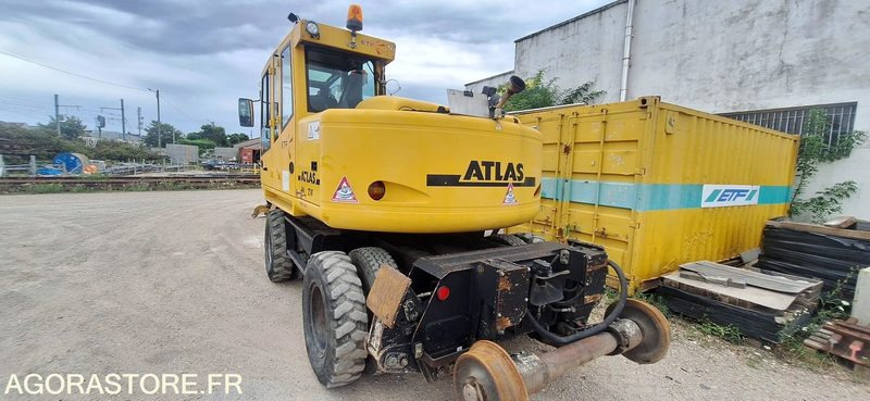 Pelle Rail-Route Atlas 1404 K ZW - 2010 / 12002 HEURES (VC25072G) - Wheel excavator: picture 2 Pelle Rail-Route Atlas 1404 K ZW - 2010 / 12002 HEURES (VC25072G) - Wheel excavator: picture 2