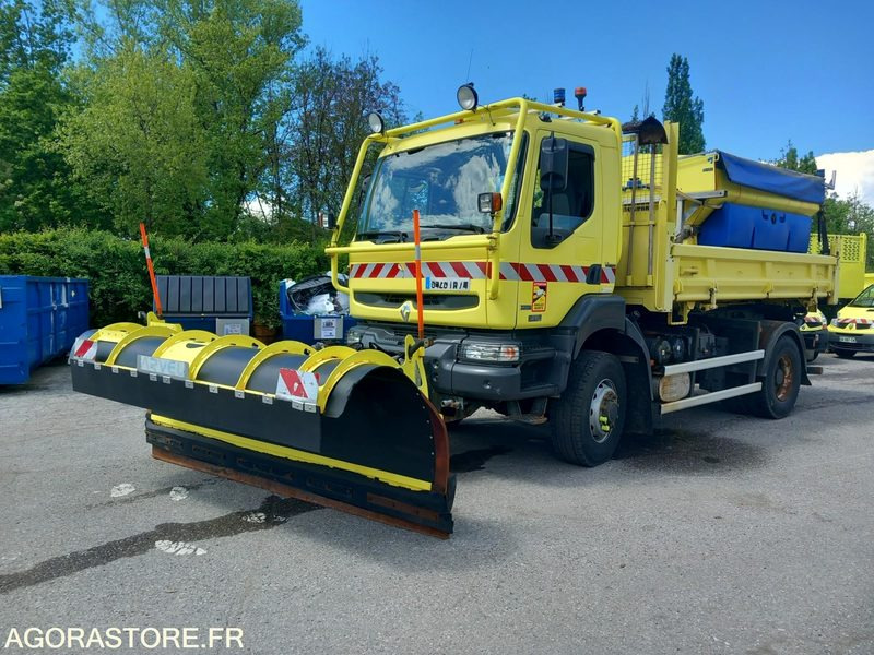 RENAULT KERAX 370 DCI + SALEUSE EUROPE SERVICE + LAME ARVEL KR0207 SE1207 LA0912 - Truck: picture 1 RENAULT KERAX 370 DCI + SALEUSE EUROPE SERVICE + LAME ARVEL KR0207 SE1207 LA0912 - Truck: picture 1