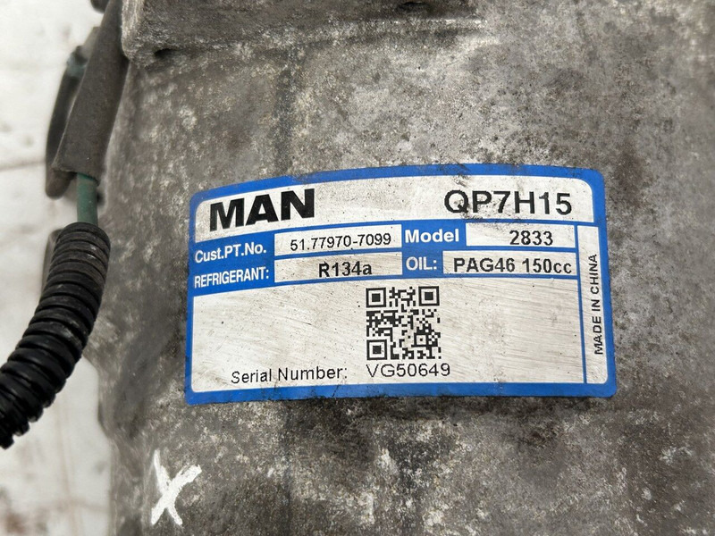 MAN TGX - A/C compressor for Truck: picture 3 MAN TGX - A/C compressor for Truck: picture 3