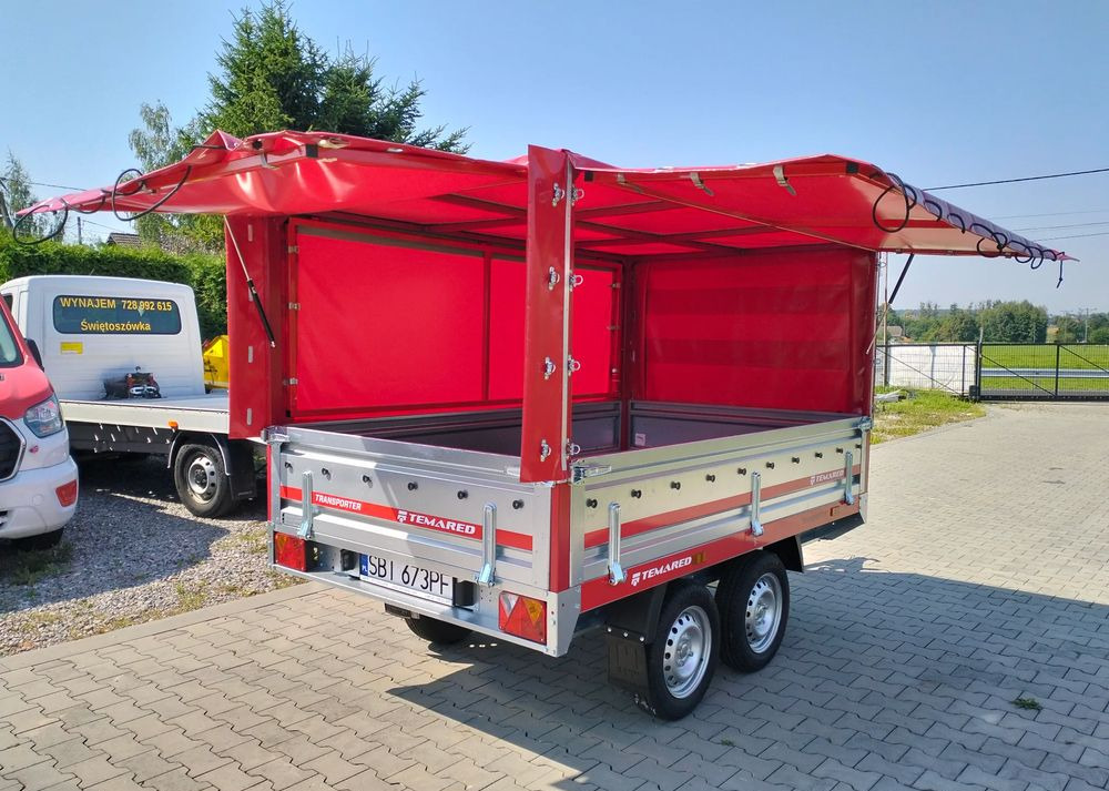 TEMARED 2osie 750kg straż strażacka pożarnicza - Dropside/ Flatbed trailer: picture 1 TEMARED 2osie 750kg straż strażacka pożarnicza - Dropside/ Flatbed trailer: picture 1