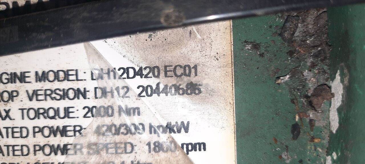 Volvo DH12D420 Volvo B12 - Engine for Bus: picture 1 Volvo DH12D420 Volvo B12 - Engine for Bus: picture 1