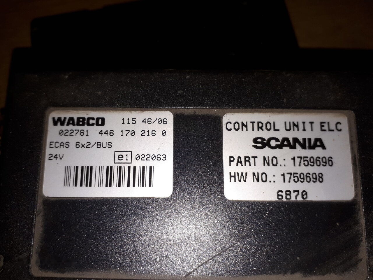 ECU for Bus WABCO 1784017. 900226R11. 1759396. 75228-C3B . 176955: picture 15