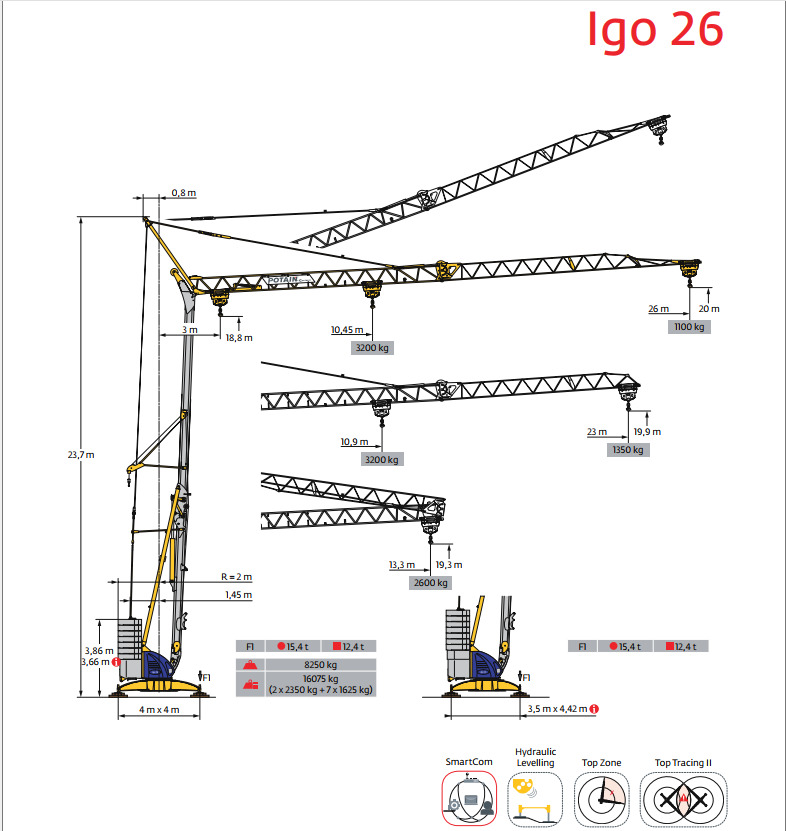 Potain - Self-erecting tower crane: picture 1 Potain - Self-erecting tower crane: picture 1