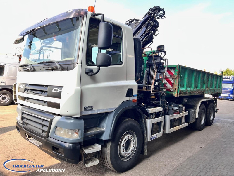 DAF CF 85.410 ATE, Hiab 166, 6x4 Steel spring - Tipper, Crane truck: picture 3 DAF CF 85.410 ATE, Hiab 166, 6x4 Steel spring - Tipper, Crane truck: picture 3