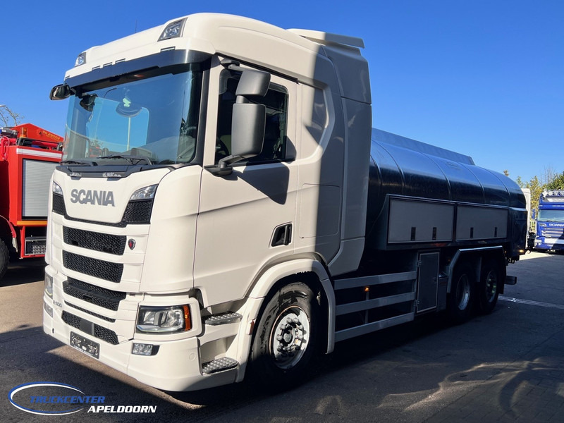 Scania R500 NGS 15000 Liter, Retarder, Steering axle, Stainless steel - Edelstahlt, Milk - Milch - Water - Tank truck: picture 3 Scania R500 NGS 15000 Liter, Retarder, Steering axle, Stainless steel - Edelstahlt, Milk - Milch - Water - Tank truck: picture 3