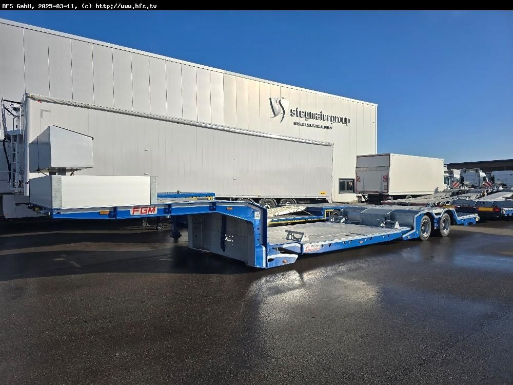 Semi Trailer 26 FGM 2-Achs Tieflader - Low loader semi-trailer: picture 3 Semi Trailer 26 FGM 2-Achs Tieflader - Low loader semi-trailer: picture 3