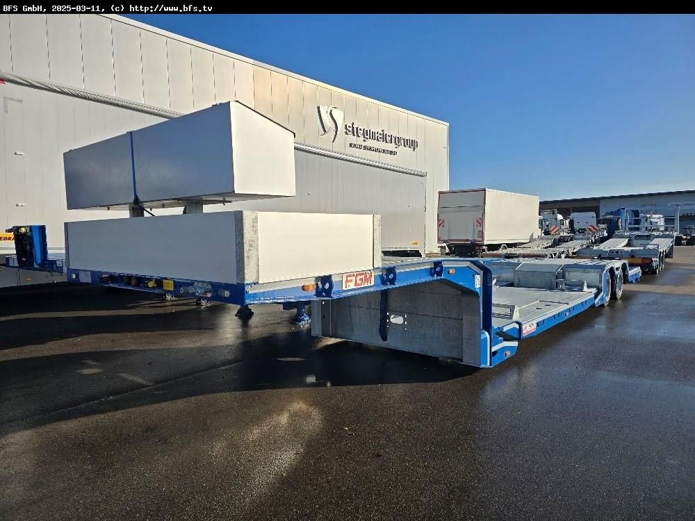 Semi Trailer 26 FGM 2-Achs Tieflader - Low loader semi-trailer: picture 2 Semi Trailer 26 FGM 2-Achs Tieflader - Low loader semi-trailer: picture 2