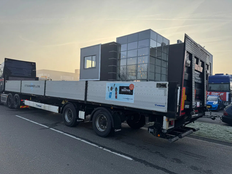 Krone SZ - 2 AXLE BPW + STEERING + ZEPRO Z 2500-150 MA LIFT - Dropside/ Flatbed semi-trailer: picture 4 Krone SZ - 2 AXLE BPW + STEERING + ZEPRO Z 2500-150 MA LIFT - Dropside/ Flatbed semi-trailer: picture 4