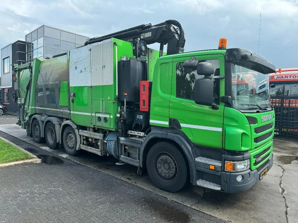 Scania P360 8X2 - HIAB 211BW-3 + FAUN VARIOPRESS - ONLY - Garbage truck: picture 5 Scania P360 8X2 - HIAB 211BW-3 + FAUN VARIOPRESS - ONLY - Garbage truck: picture 5