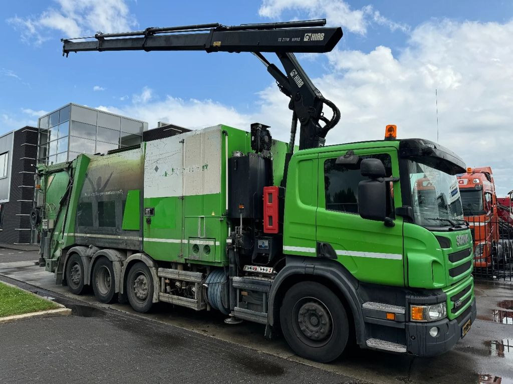 Scania P360 8X2 - HIAB 211BW-3 + FAUN VARIOPRESS - ONLY - Garbage truck: picture 2 Scania P360 8X2 - HIAB 211BW-3 + FAUN VARIOPRESS - ONLY - Garbage truck: picture 2