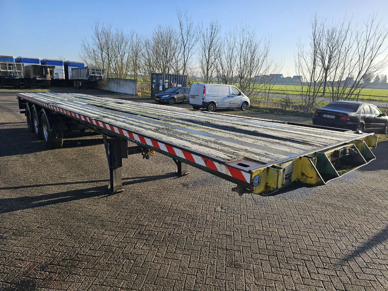 Van Hool BPW - DRUM - Twistlocks - Dropside/ Flatbed semi-trailer: picture 3 Van Hool BPW - DRUM - Twistlocks - Dropside/ Flatbed semi-trailer: picture 3