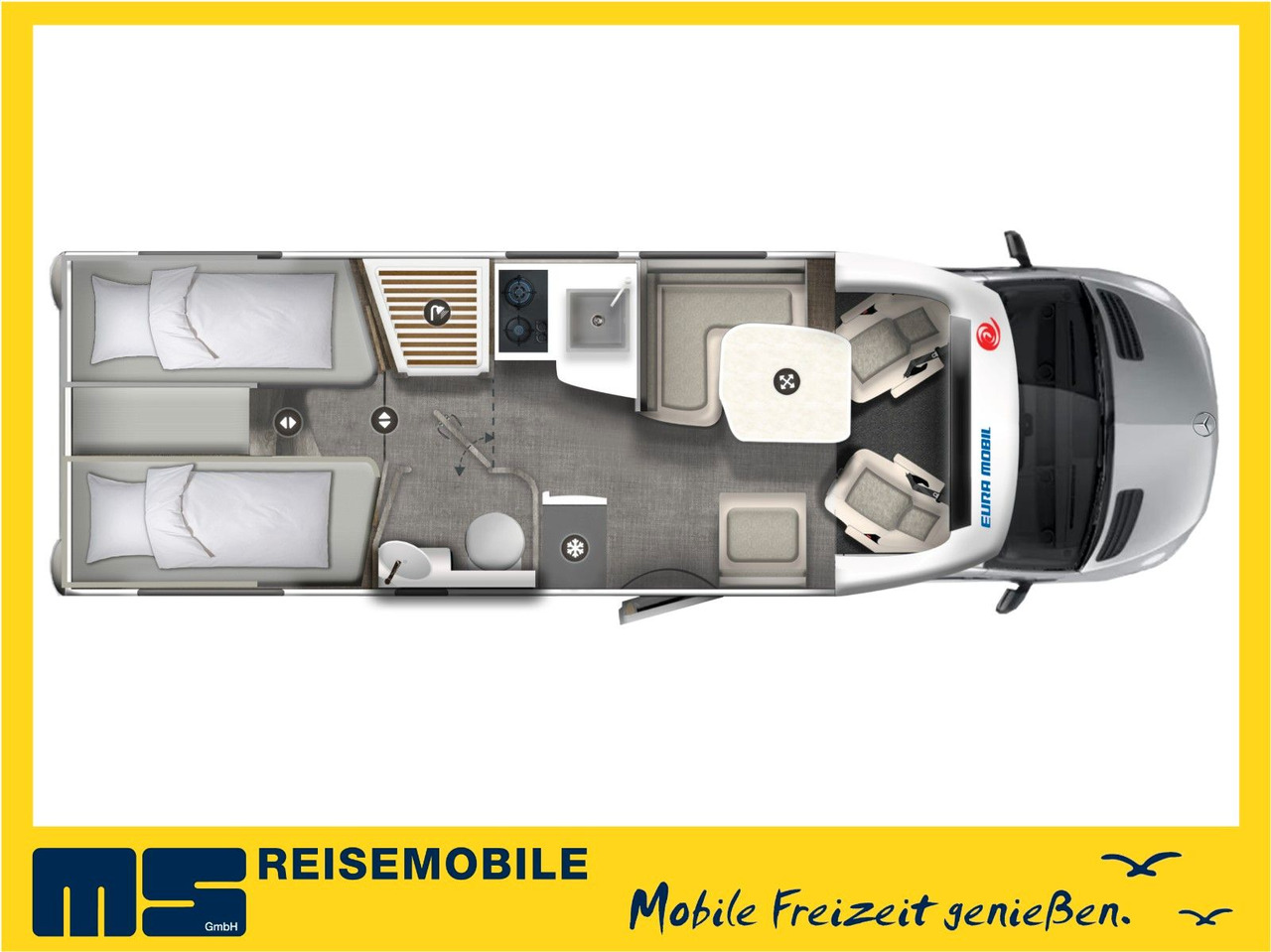 Eura Mobil PROFILA T 726 EB /-2025-/ MONDIAL PLUS & S-PAKET - Semi-integrated motorhome: picture 2 Eura Mobil PROFILA T 726 EB /-2025-/ MONDIAL PLUS & S-PAKET - Semi-integrated motorhome: picture 2