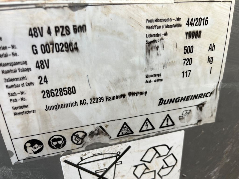 Electric forklift Jungheinrich EFG215 EFG215 triplo460 freelift sideshift 2016 heftruck forklift electrisch: picture 14