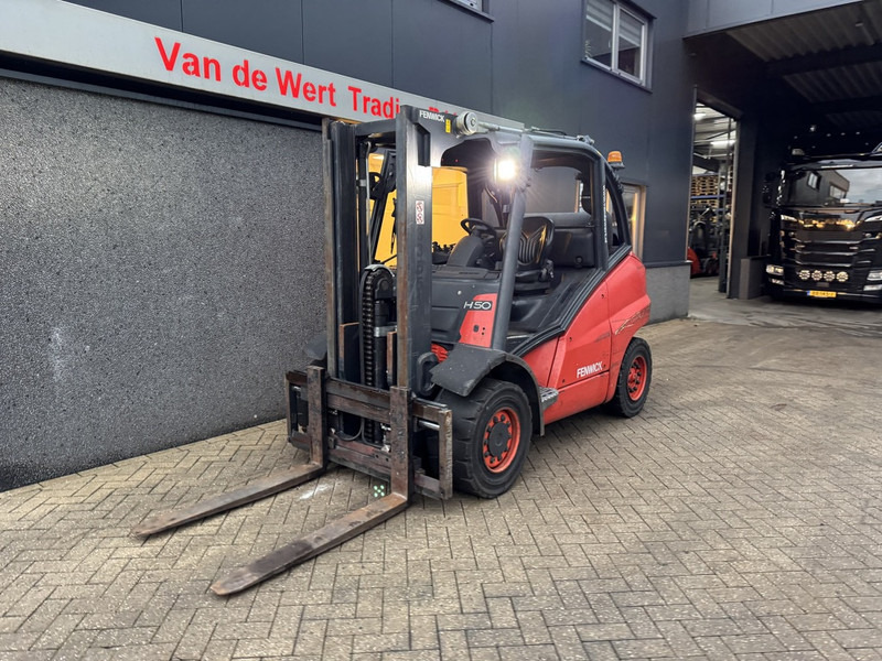 Linde H50T Duplo 270 Freelift / Sideshift / 4e Functie LPG 2007 6 Cilinder Container Truck - LPG forklift: picture 3 Linde H50T Duplo 270 Freelift / Sideshift / 4e Functie LPG 2007 6 Cilinder Container Truck - LPG forklift: picture 3