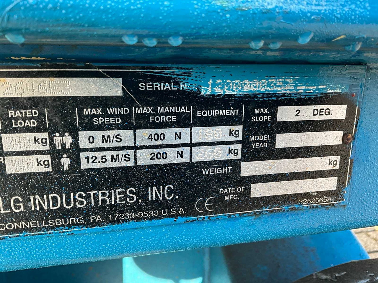 Aerial platform 2002 JLG 2646E3 AERIAL WORK PLATFORM: picture 12 Aerial platform 2002 JLG 2646E3 AERIAL WORK PLATFORM: picture 12