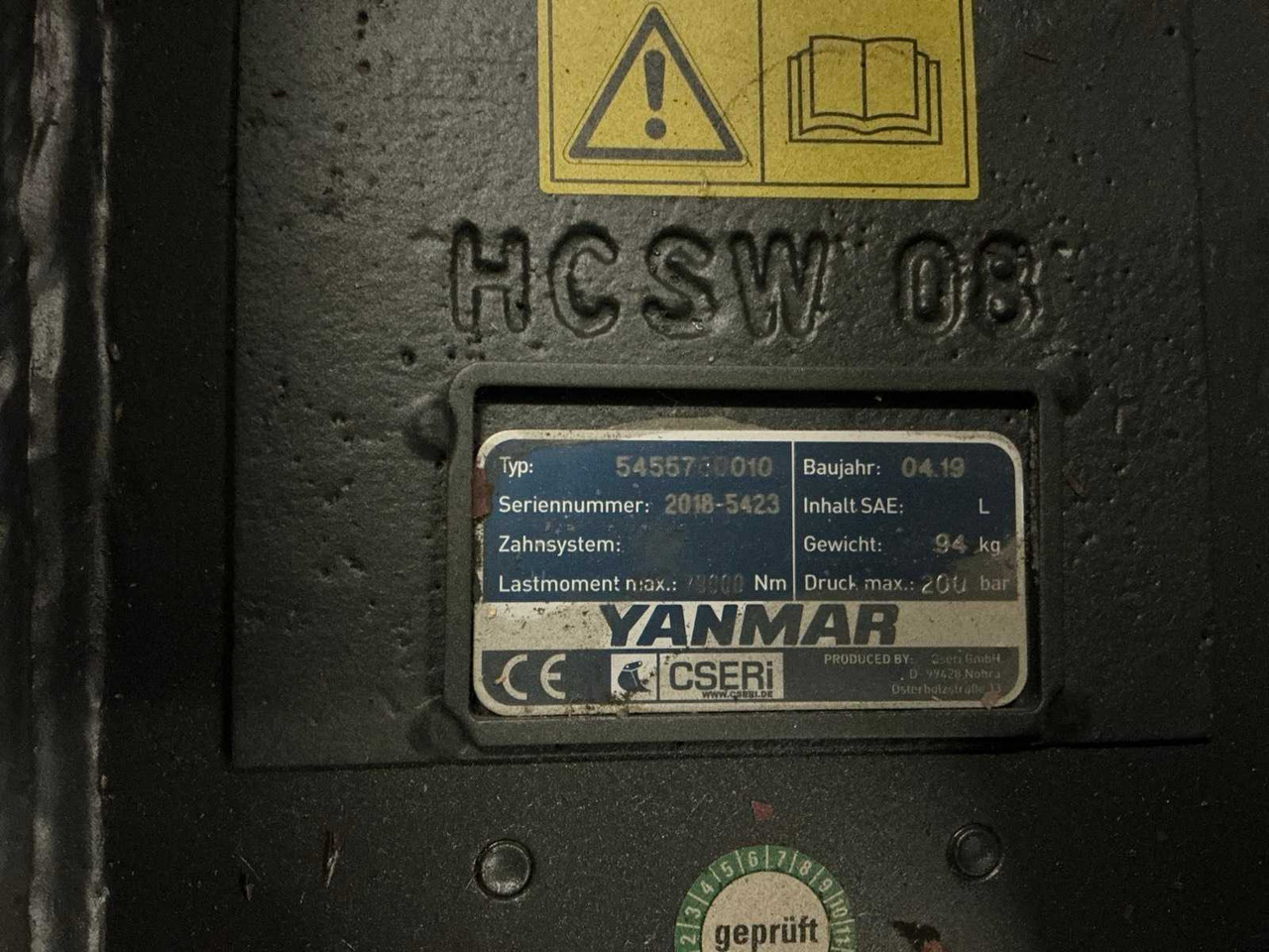2019 YANMAR 5455750010 QUICK COUPLER, HYDR. - Wheel loader: picture 4 2019 YANMAR 5455750010 QUICK COUPLER, HYDR. - Wheel loader: picture 4