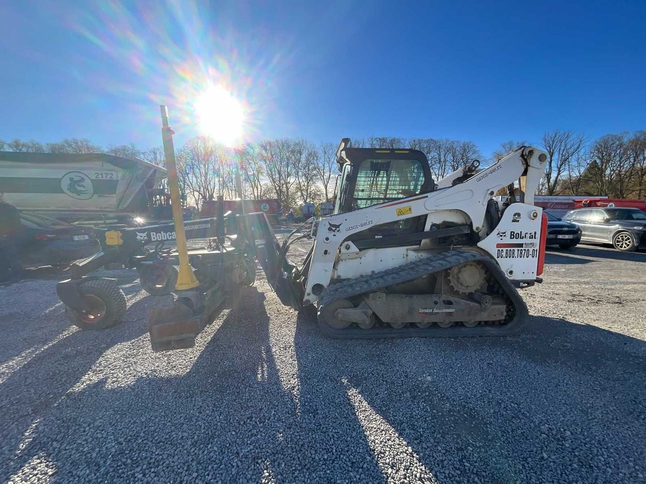 2020 BOBCAT T 870 + TRIMBLE GUIDED + GRADER 108 - Compact track loader: picture 2 2020 BOBCAT T 870 + TRIMBLE GUIDED + GRADER 108 - Compact track loader: picture 2