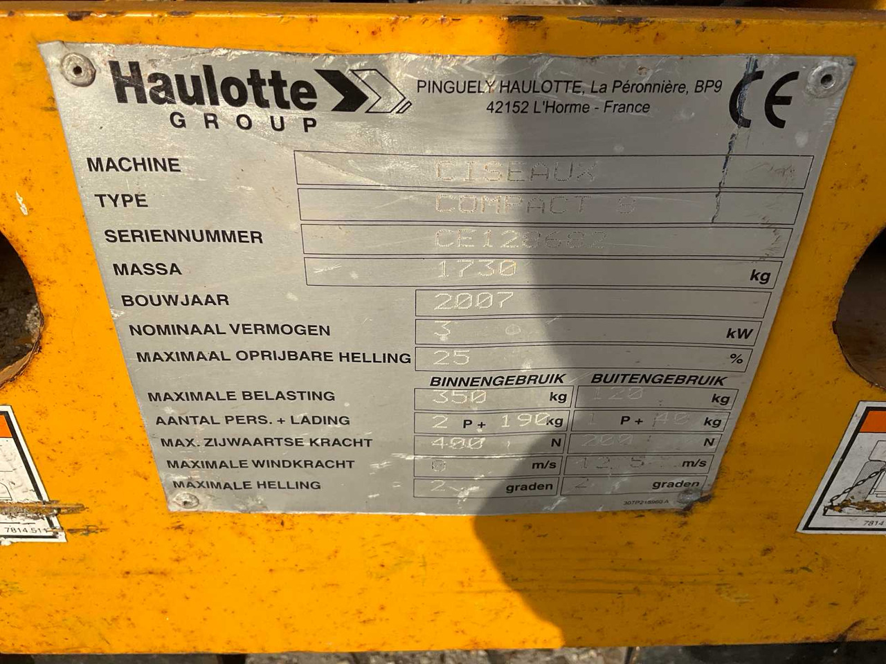 Haulotte Compact 8 - Aerial platform: picture 5 Haulotte Compact 8 - Aerial platform: picture 5