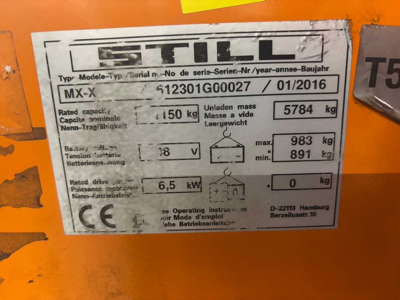 STILL - MX-X - VNA FORKLIFT TRUCK - 2016 - Forklift: picture 2 STILL - MX-X - VNA FORKLIFT TRUCK - 2016 - Forklift: picture 2