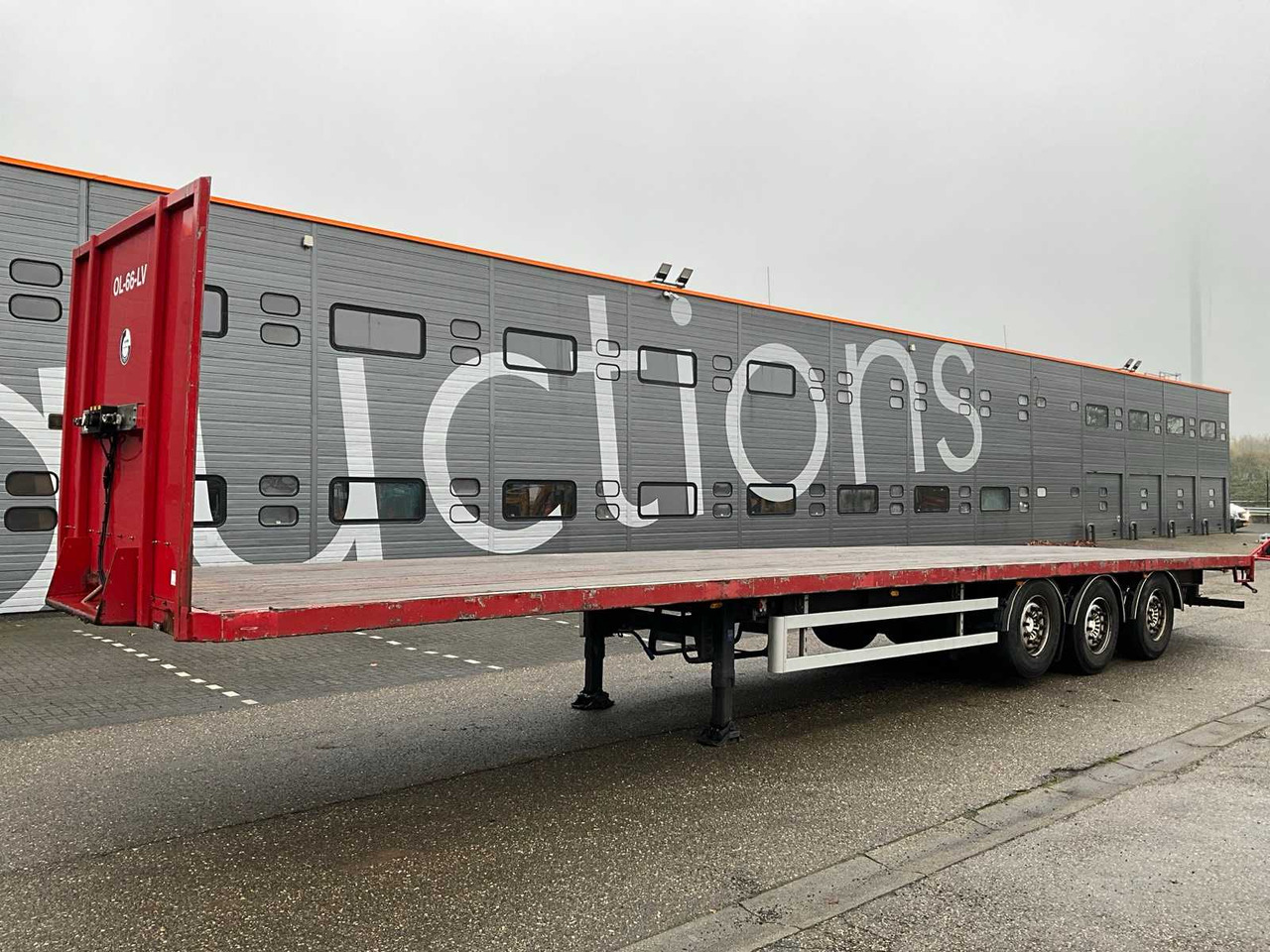 2011 LAG O3GT50 FLAT SEMI TRAILER OL-66-LV - Semi-trailer: picture 1 2011 LAG O3GT50 FLAT SEMI TRAILER OL-66-LV - Semi-trailer: picture 1