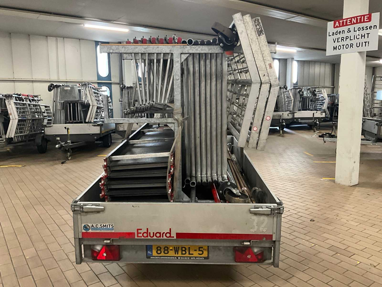 2021 EDUARD P3 SCAFFOLDING TRAILER, 88-WBL-5 - Trailer: picture 5 2021 EDUARD P3 SCAFFOLDING TRAILER, 88-WBL-5 - Trailer: picture 5