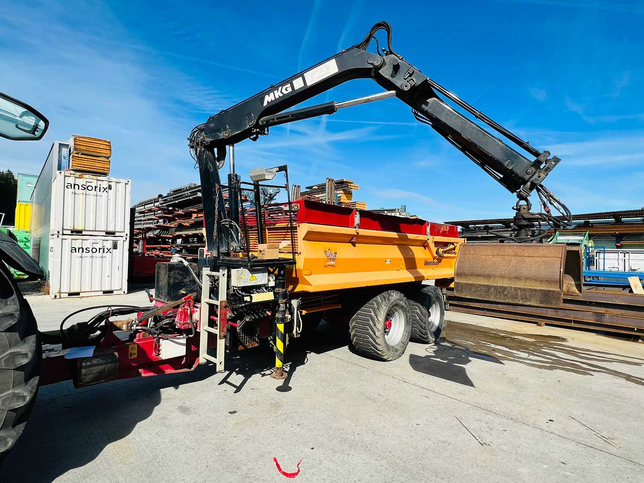 VEENHUIS JVK10000 - Farm tipping trailer/ Dumper: picture 4 VEENHUIS JVK10000 - Farm tipping trailer/ Dumper: picture 4