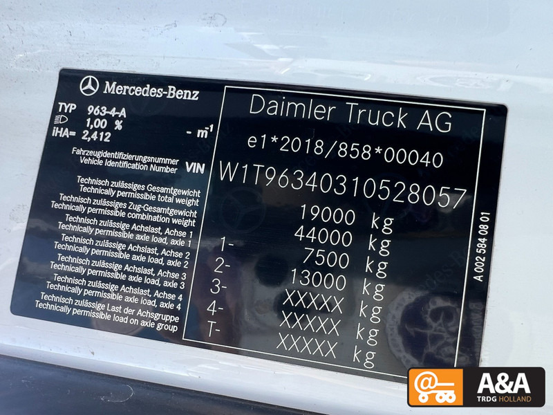 Mercedes-Benz ACTROS 1845 LS - 05/2021 - 360.573 KM - NEW CONDITION - Tractor unit: picture 3 Mercedes-Benz ACTROS 1845 LS - 05/2021 - 360.573 KM - NEW CONDITION - Tractor unit: picture 3