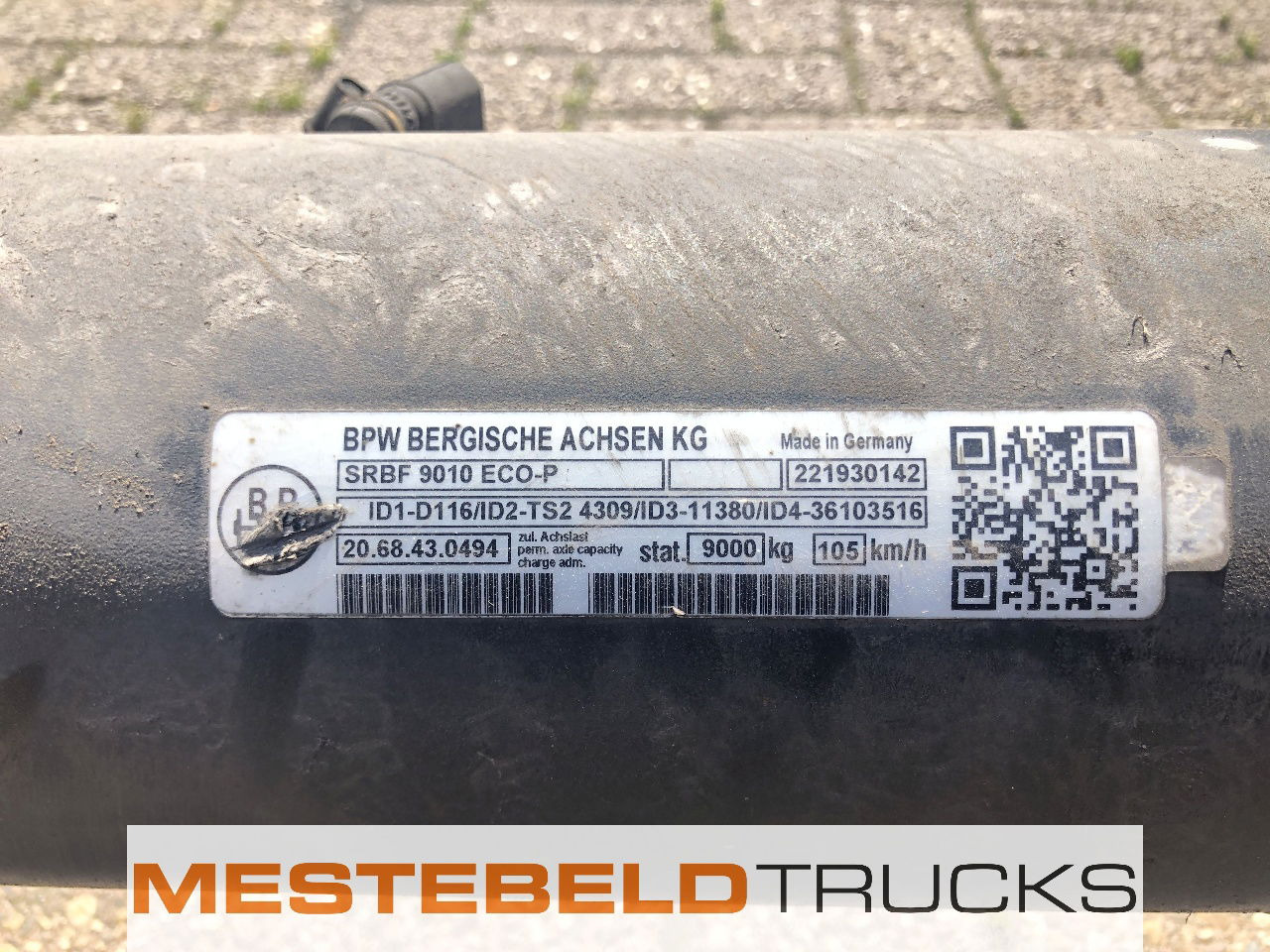 Kögel BPW Srbf 9010 ECO-P - Rear axle for Truck: picture 4 Kögel BPW Srbf 9010 ECO-P - Rear axle for Truck: picture 4