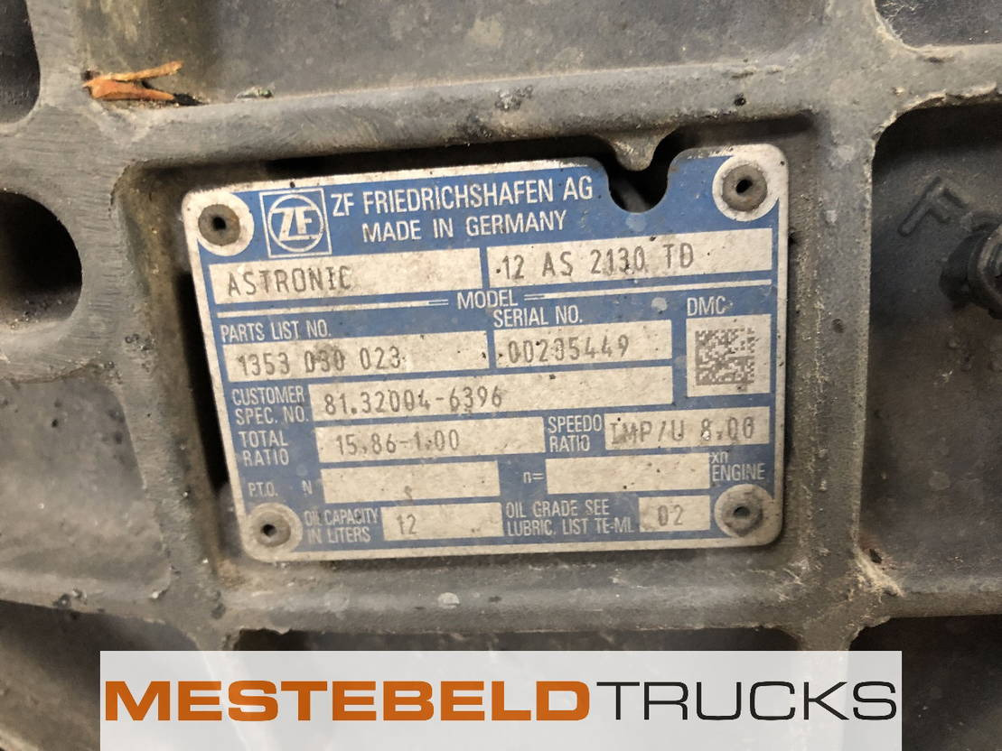 MAN Versnellingsbak 12 AS 2130 TD - Gearbox and parts for Truck: picture 5 MAN Versnellingsbak 12 AS 2130 TD - Gearbox and parts for Truck: picture 5
