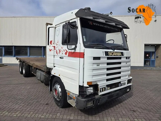 Scania 113 380 8 Tires 6x2 - Dropside/ Flatbed truck: picture 1 Scania 113 380 8 Tires 6x2 - Dropside/ Flatbed truck: picture 1