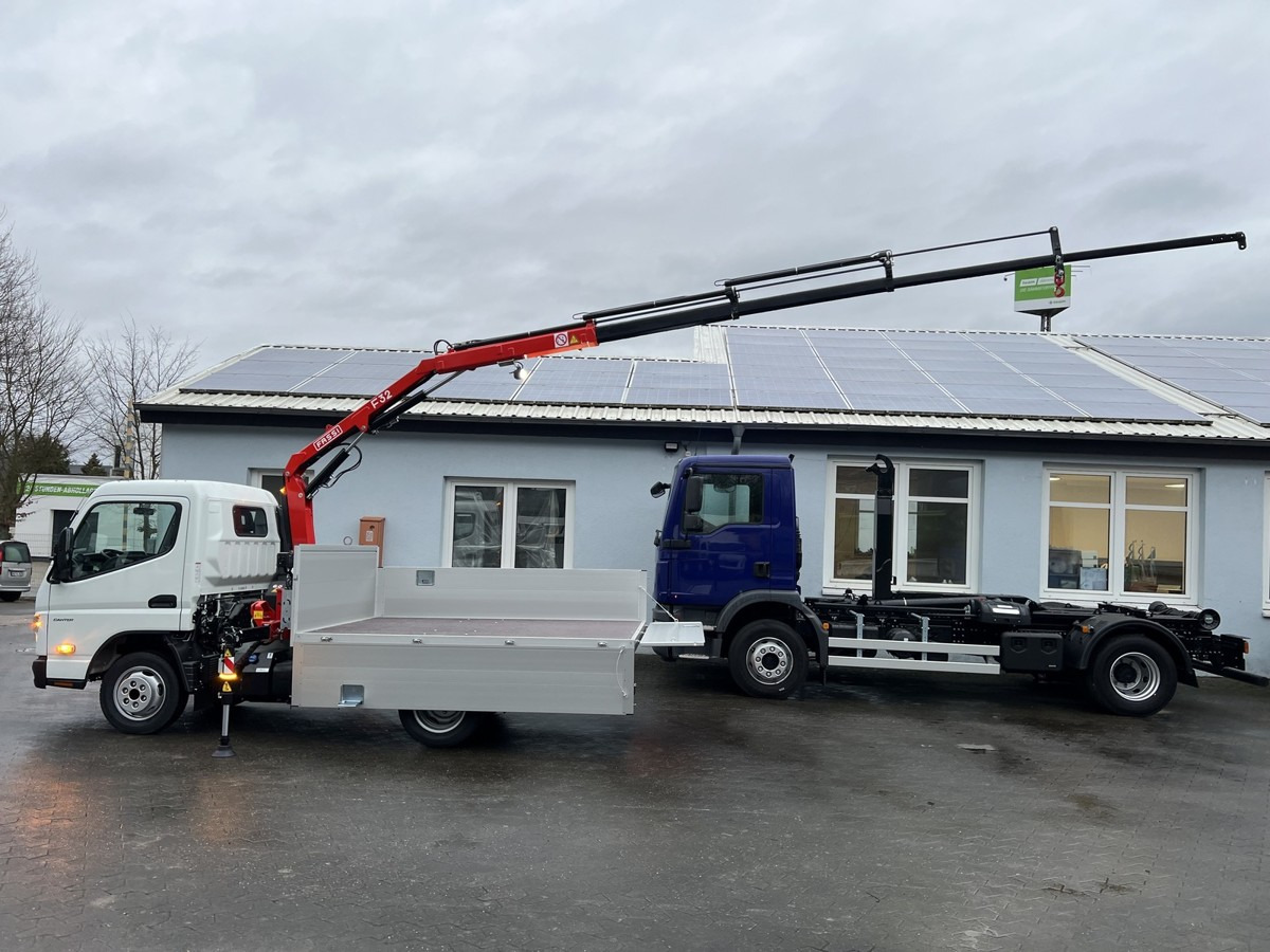 FUSO 3S15 Alu Pritsche 2.80m Ladekran Funk! - Flatbed van: picture 3 FUSO 3S15 Alu Pritsche 2.80m Ladekran Funk! - Flatbed van: picture 3