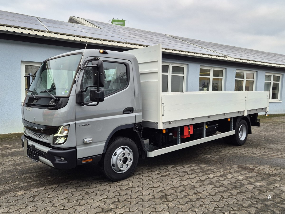 FUSO Canter 7C18 Gastransport ADR Gefahrgut Pritsche - Flatbed van: picture 1 FUSO Canter 7C18 Gastransport ADR Gefahrgut Pritsche - Flatbed van: picture 1