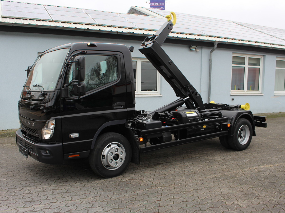 New Hook lift truck, Crane truck FUSO Canter FUSO 9C18 City Abrollkipper Krokbil Color: picture 11