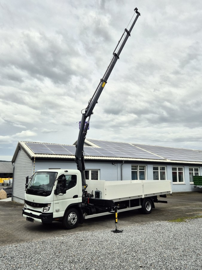 FUSO FUSO 9C18 Canter Alu Pritsche 5.5m Kran 3x hydr. - Flatbed van: picture 2 FUSO FUSO 9C18 Canter Alu Pritsche 5.5m Kran 3x hydr. - Flatbed van: picture 2