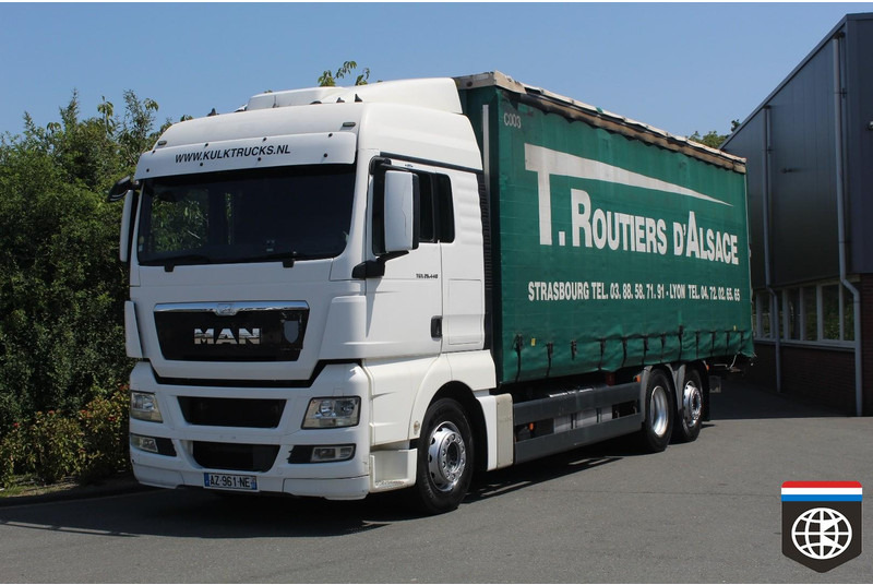 MAN TGX 26 440 RETARDER - NIGHT A/C - Curtainsider truck: picture 1 MAN TGX 26 440 RETARDER - NIGHT A/C - Curtainsider truck: picture 1