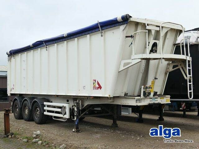 Stas S339CX, Alu, 50m³, Kombitür,Getreide,Alu-Chassis - Tipper semi-trailer: picture 1 Stas S339CX, Alu, 50m³, Kombitür,Getreide,Alu-Chassis - Tipper semi-trailer: picture 1