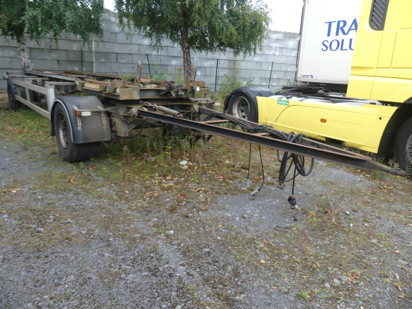 REF:6149 - Remorque porte-container Burg BPA 09-09 ACXXX - Roll-off/ Skip trailer: picture 2 REF:6149 - Remorque porte-container Burg BPA 09-09 ACXXX - Roll-off/ Skip trailer: picture 2