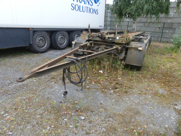 REF:6149 - Remorque porte-container Burg BPA 09-09 ACXXX - Roll-off/ Skip trailer: picture 1 REF:6149 - Remorque porte-container Burg BPA 09-09 ACXXX - Roll-off/ Skip trailer: picture 1