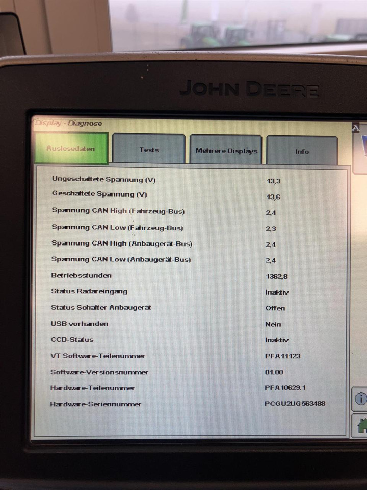 John Deere 2630 Display - Navigation system for Agricultural machinery: picture 3 John Deere 2630 Display - Navigation system for Agricultural machinery: picture 3