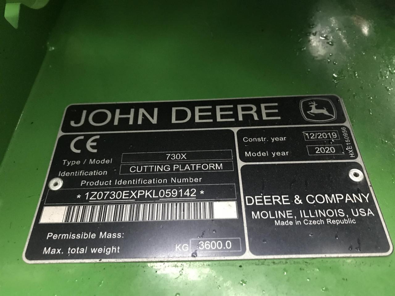 Combine harvester John Deere T670: picture 14