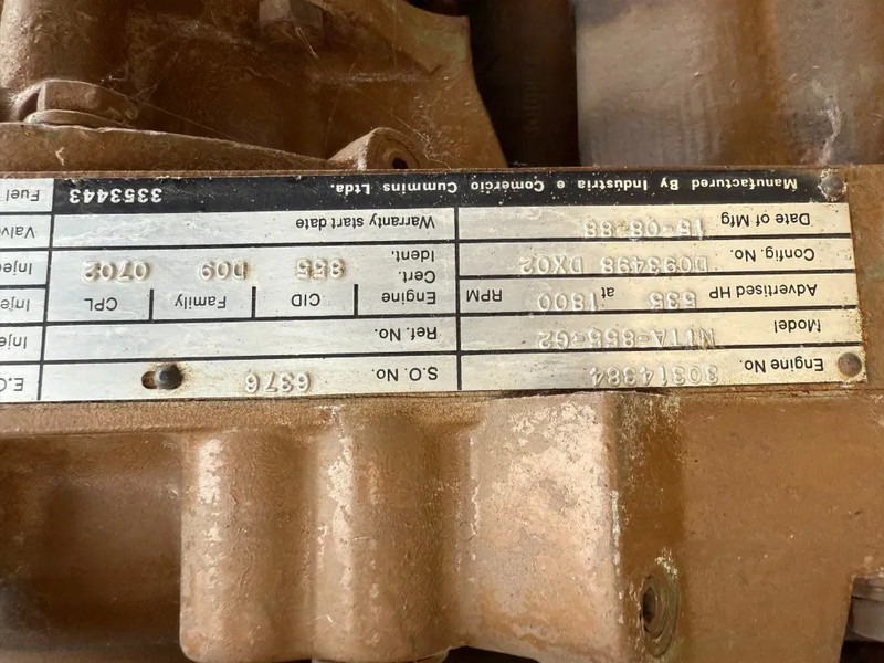 Cummins NTTA 855 G2 Leroy Somer 380 kVA generatorset ex Emergency 348 hours - Generator set: picture 4 Cummins NTTA 855 G2 Leroy Somer 380 kVA generatorset ex Emergency 348 hours - Generator set: picture 4