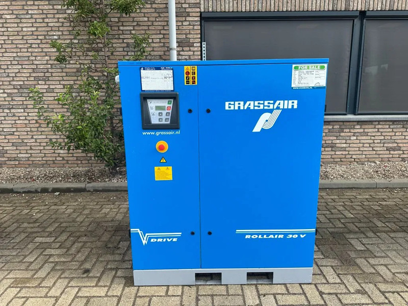 Grassair RLR 30 V9 Rollair 30V 22 kW 3000 L / min 10 Bar Elektrische Schroefcompressor Frequentiegeregeld - Air compressor: picture 1 Grassair RLR 30 V9 Rollair 30V 22 kW 3000 L / min 10 Bar Elektrische Schroefcompressor Frequentiegeregeld - Air compressor: picture 1