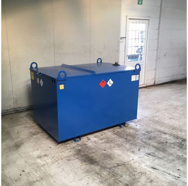 Kiwa IBC Elzinga Machinefabriek 1000 liter IBC Dieseltank met handpomp - Storage tank: picture 1 Kiwa IBC Elzinga Machinefabriek 1000 liter IBC Dieseltank met handpomp - Storage tank: picture 1