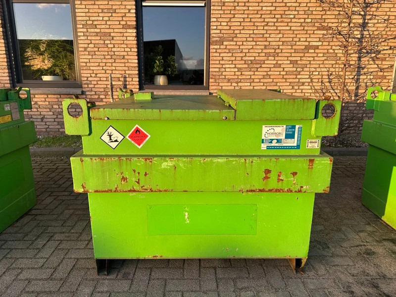 Kiwa IBC Steenbergen 750 liter Dieseltank met Handpomp Milieutank - Shipping container: picture 1 Kiwa IBC Steenbergen 750 liter Dieseltank met Handpomp Milieutank - Shipping container: picture 1