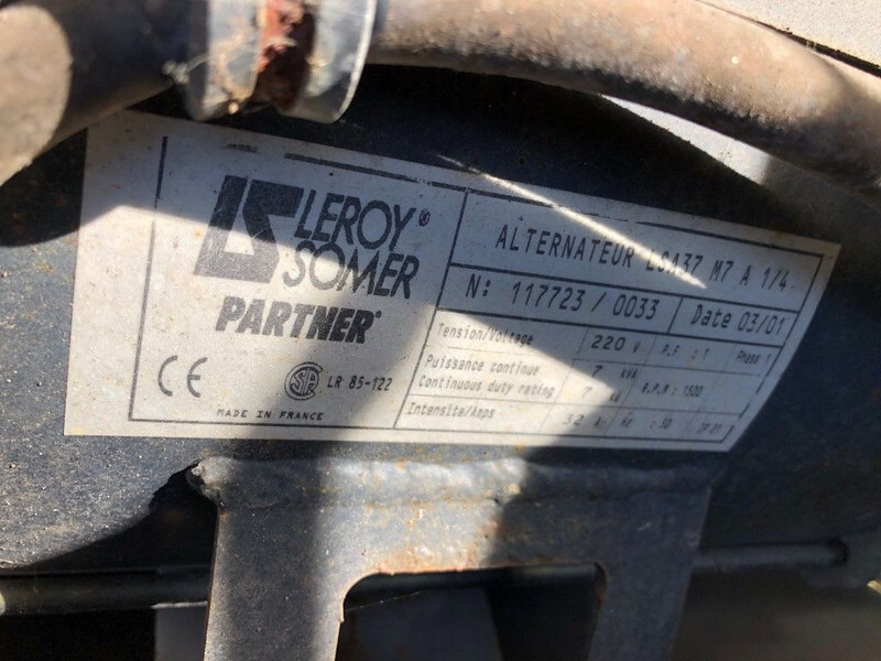 Lighting tower Terex Kubota Leroy Somer 7 kVA lichtmast aggregaat light tower: picture 12