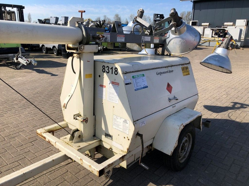 Lighting tower Terex Kubota Leroy Somer 7 kVA lichtmast aggregaat light tower: picture 13