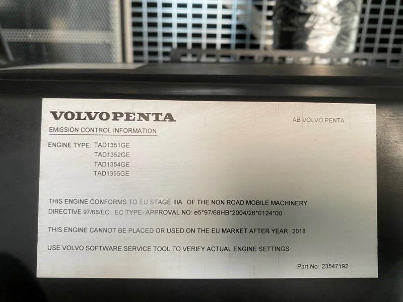 New Generator set Volvo 330 kVA TAD 1351 GE Silent generatorset NEW !: picture 17