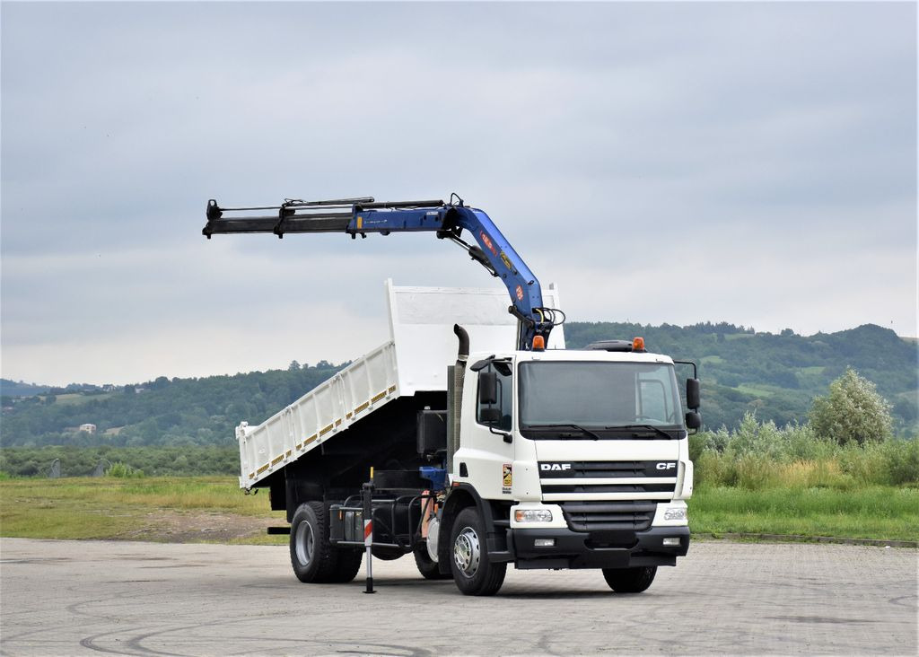DAF CF 75.310 *Kipper 5,10 m + KRAN *TOPZUSTAND - Tipper, Crane truck: picture 2 DAF CF 75.310 *Kipper 5,10 m + KRAN *TOPZUSTAND - Tipper, Crane truck: picture 2