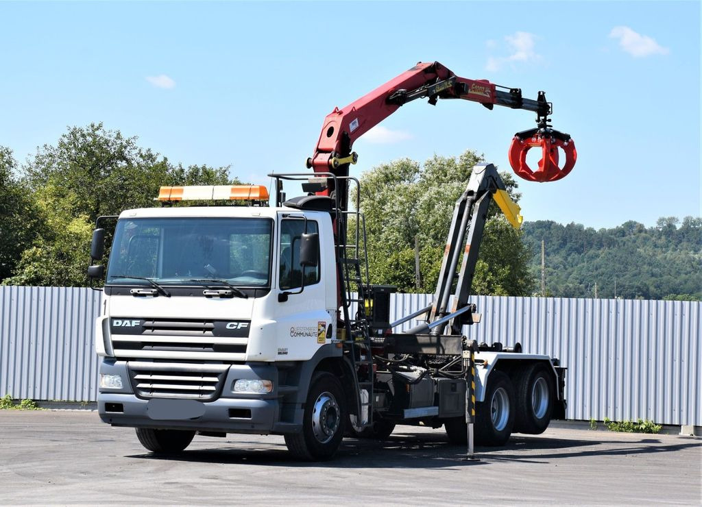 DAF CF 85.340 * ABROLLKIPPER + KRAN * TOP - Crane truck, Hook lift truck: picture 2 DAF CF 85.340 * ABROLLKIPPER + KRAN * TOP - Crane truck, Hook lift truck: picture 2