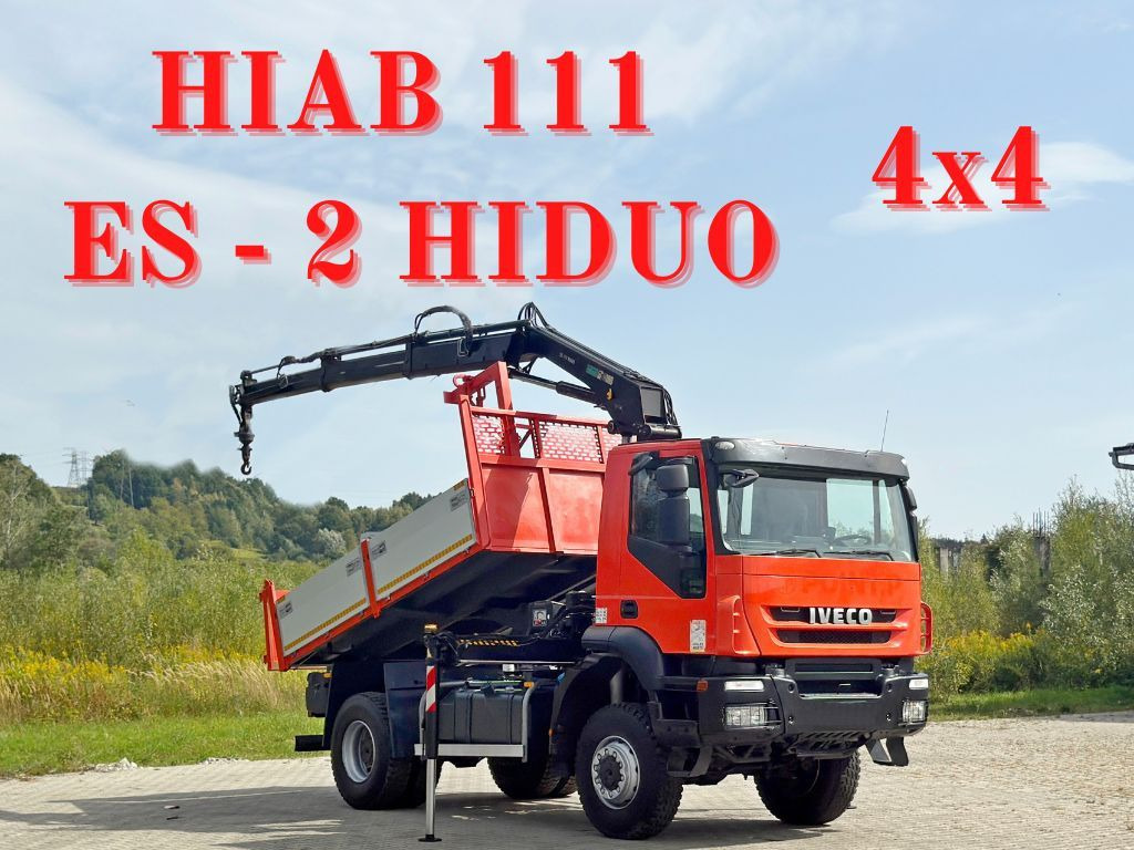 Iveco TRAKKER 190T36 * HIAB 111 ES-2 HIDUO * 4x4 * TOP - Crane truck: picture 1 Iveco TRAKKER 190T36 * HIAB 111 ES-2 HIDUO * 4x4 * TOP - Crane truck: picture 1